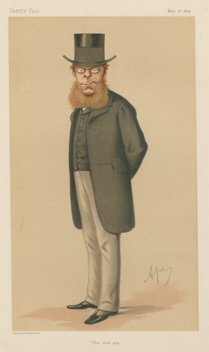 Politicians – ‘The new man’. The Rt. Hon. Richard Assheton Cross. May 16, 1874 by Carlo Pellegrini