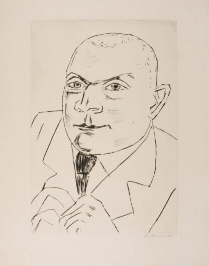 Portrait of Baron Simolin II by Max Beckmann