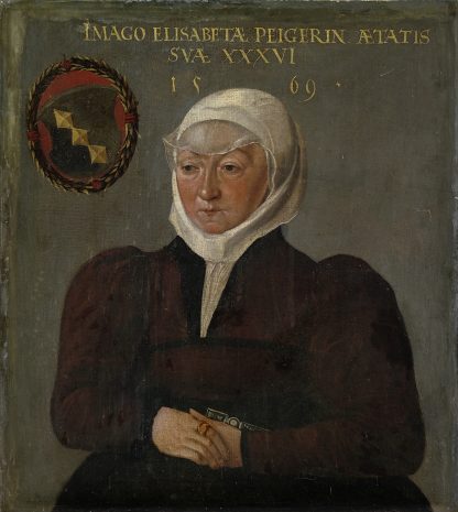 Portrait of Elisabeth Peyer of Schaffhausen by Abel Stimmer