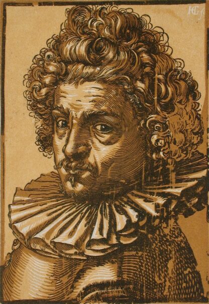 Portrait of Gillis van Breen by Hendrick Goltzius