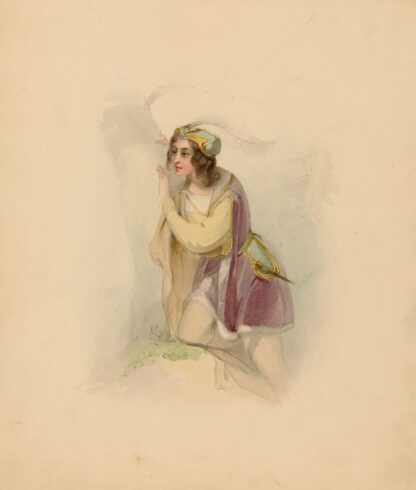 Portrait of Rosalind in Shakespeare’s As you like it by J. Smith