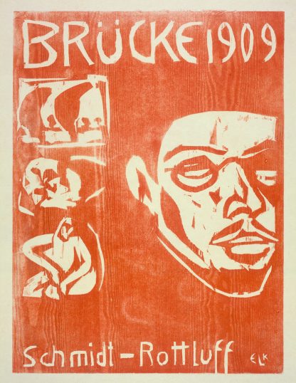 Portrait of Schmidt-Rottluff by Ernst Ludwig Kirchner