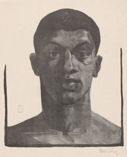 Portret van een onbekende man by Simon Moulijn