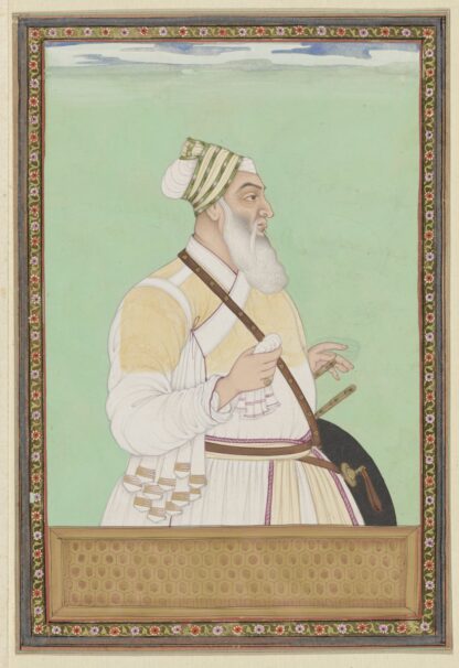 Portret van Fath Jang Khan, de grootvizier van Aurangzeb by Anonymous