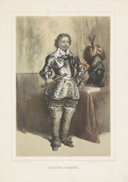 Portret van Frederik Hendrik, prins van Oranje by Pieter Wilhelmus van de Weijer