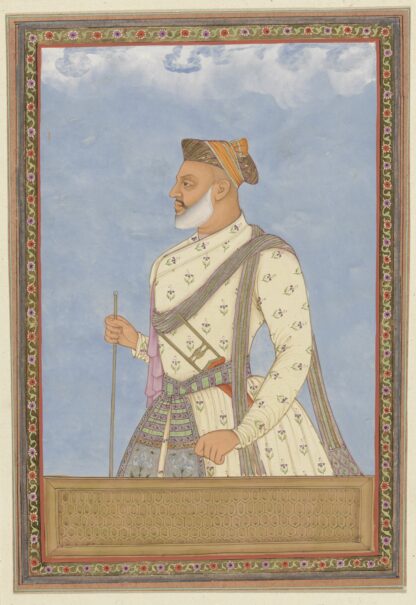 Portret van Shah Mirza ten tijde van Sultan Abul Hasan by Anonymous