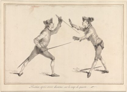 Position Aprés Avoir Desarmé sur le Coup de Quarte by James Gwin