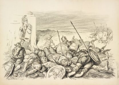 President Woodrow Wilson as a Roman soldier, defending the country by William Henry Walker