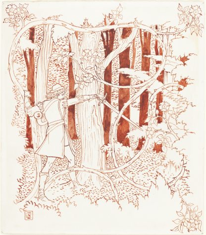 Prince Charming In The Forest by Walter Crane