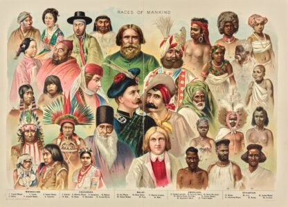Races of mankind by F. E. Wright