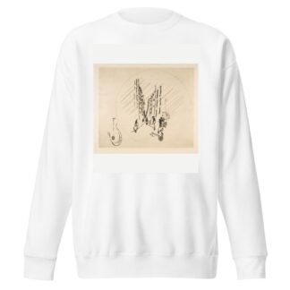 Rain by Félix Bracquemond Sweatshirt