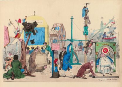 Rejouissances des Champs-Elysées by J. J. Grandville