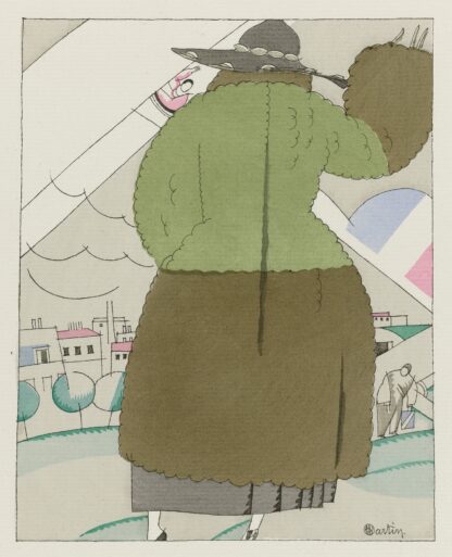 Relation ; Manteau de sports, de Paul Poiret by Charles Martin
