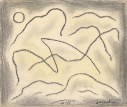 Rhythmic Lines; Dance Abstraction by Abraham Walkowitz
