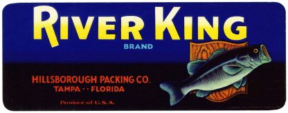 River King Brand Produce Label by Anonymous