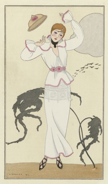 Robe de drap blanc by George Barbier