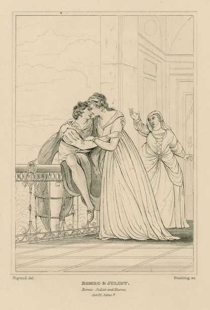 Romeo & Juliet Romeo, Juliet and Nurse, act III, scene V by William Francis Starling