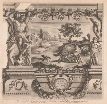Romulus and Remus with the she-wolf by Jean Boulanger