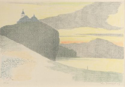 Rots aan het water by Léon Spilliaert