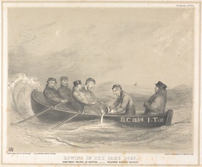 Rowing in the Same Boat: Something Wrong at the Bottom… Weather Rather Squally by John Doyle
