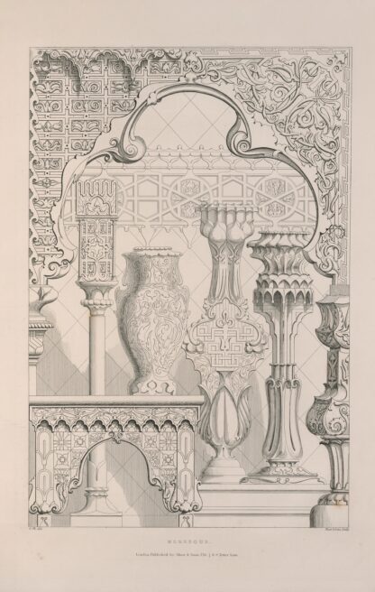 Rudiments of curvilinear design Pl.21 by George Phillips
