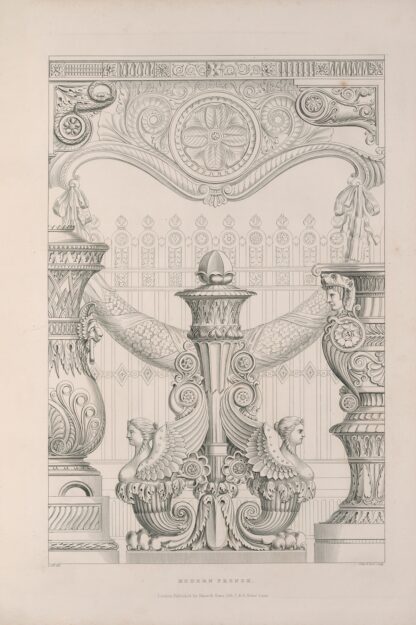Rudiments of curvilinear design Pl.41 by George Phillips