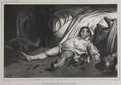 Rue Transnonain, April 15, 1834 by Honoré Daumier