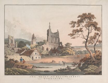 Ruins of Ryland Abbey, Yorkshire by J. R. Hamble