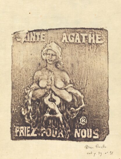 Saint Agathe by Pierre Roche