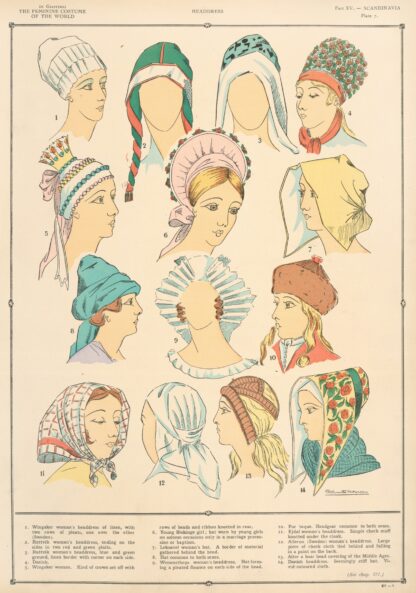 Scandinania – Headdresses by Paul Louis de Giafferri