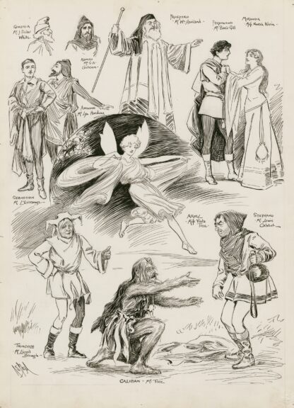 Scenes from The tempest by Alexander Stuart Boyd