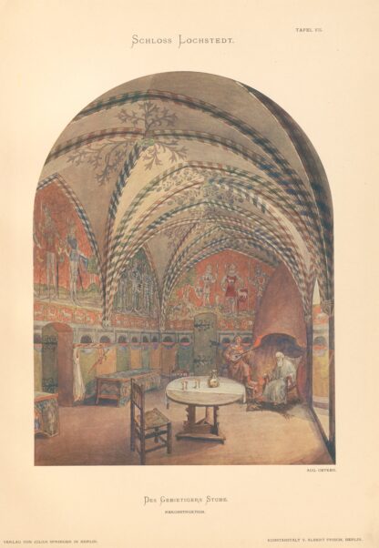 Schloss Lochstedt und seine Malerien Pl.07 by Conrad Emanuel Steinbrecht