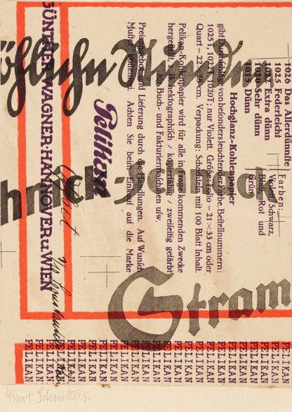 Schnack by Kurt Schwitters