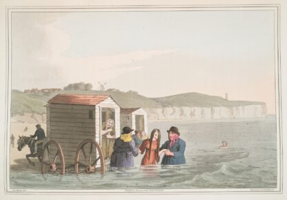 Sea bathing, Plate 17 by George Walker