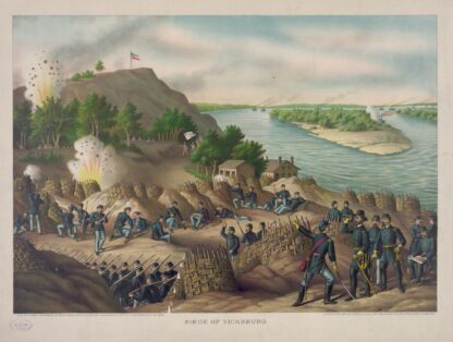 Siege of Vicksburg–13, 15, & 17 Corps, Commanded by Gen. U.S. Grant by Kurz & Allison