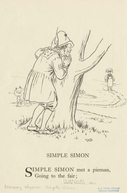 Simple Simon. by Leonard Leslie Brooke