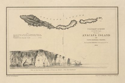 Sketch of Anacapa Island by James Abbott McNeill Whistler