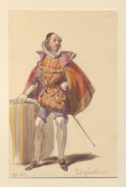 Sketches of costume Pl.090 by John Richard Coke Smyth