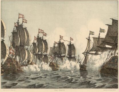 Slaget i Køge Bugt by Christian Blache