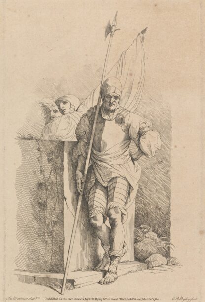 Soldier with A Pike by John Hamilton Mortimer
