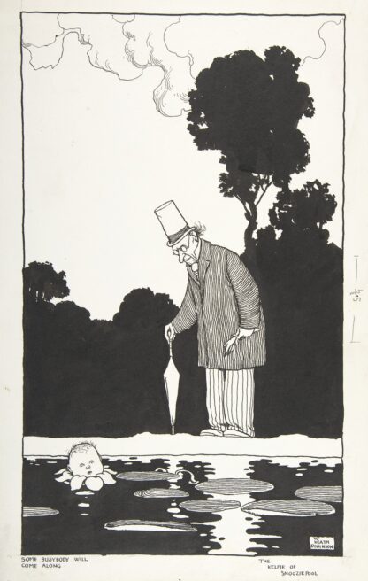 ‘Some Busybody Will Come Along’; The Kelpie of Snooziepod, Topsy-Turvy Tales by William Heath Robinson