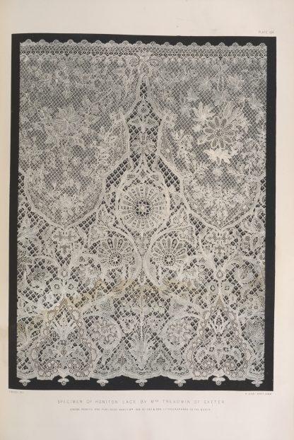 Specimen of Honiton lace by Matthew Digby Wyatt
