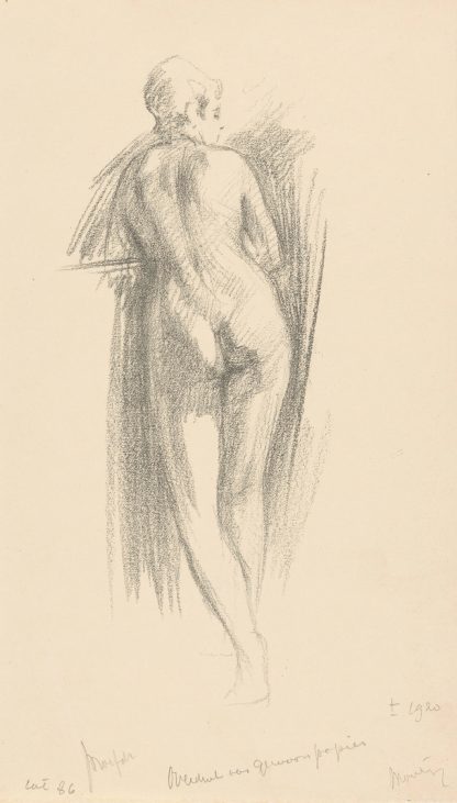 Staande naakte vrouw by Simon Moulijn