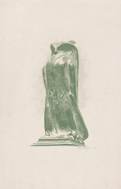 Statue of an owl by Anonymous
