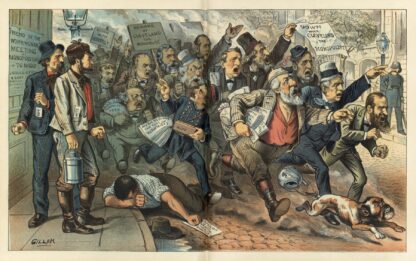 ‘Stop thief!’ by Bernhard Gillam