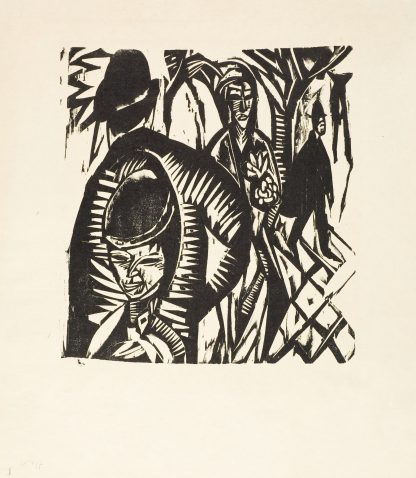 Street Scene after a Shower by Ernst Ludwig Kirchner