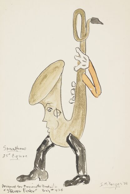 String Fever(marionette): Saxophone by Irving M. Reizes