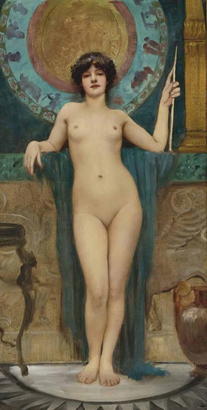 Study Of Campaspe by John William Godward