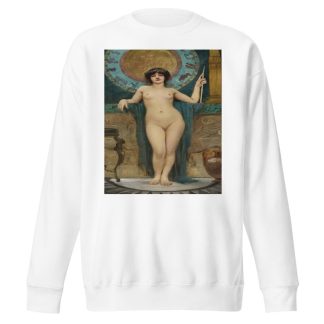 Study Of Campaspe by John William Godward Sweatshirt
