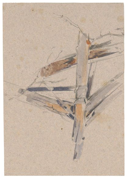 Study of Wooden Animal Trap by Friedrich Carl von Scheidlin